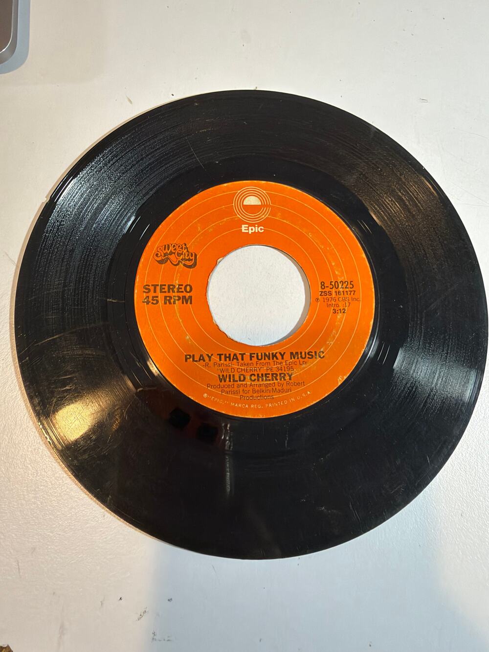 Wild Cherry Play That Funky Music Lady Wants Your Money 1976 Epic Single 8-50225